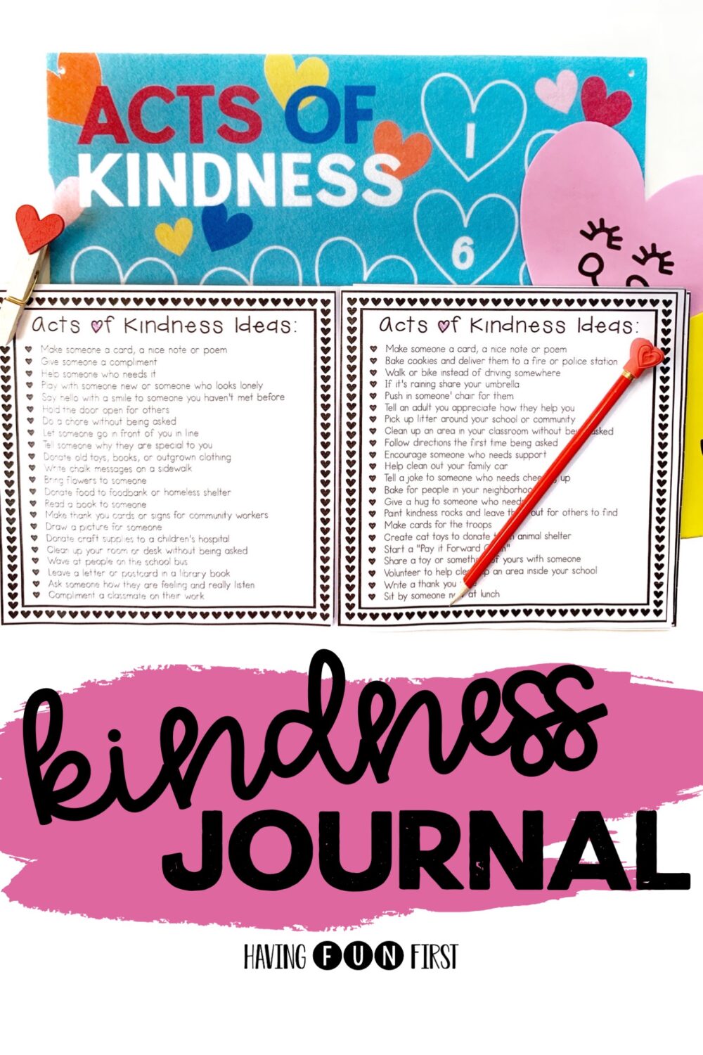 teach kindness journal