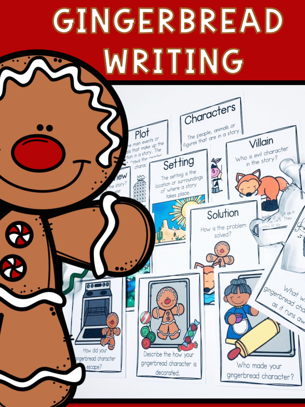 gingerbread man activities narrative writing