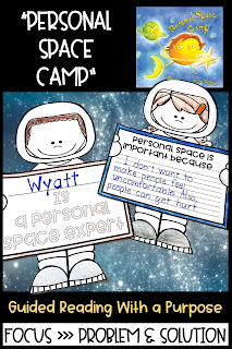 Personal Space Camp mentor text to teach classroom expectations