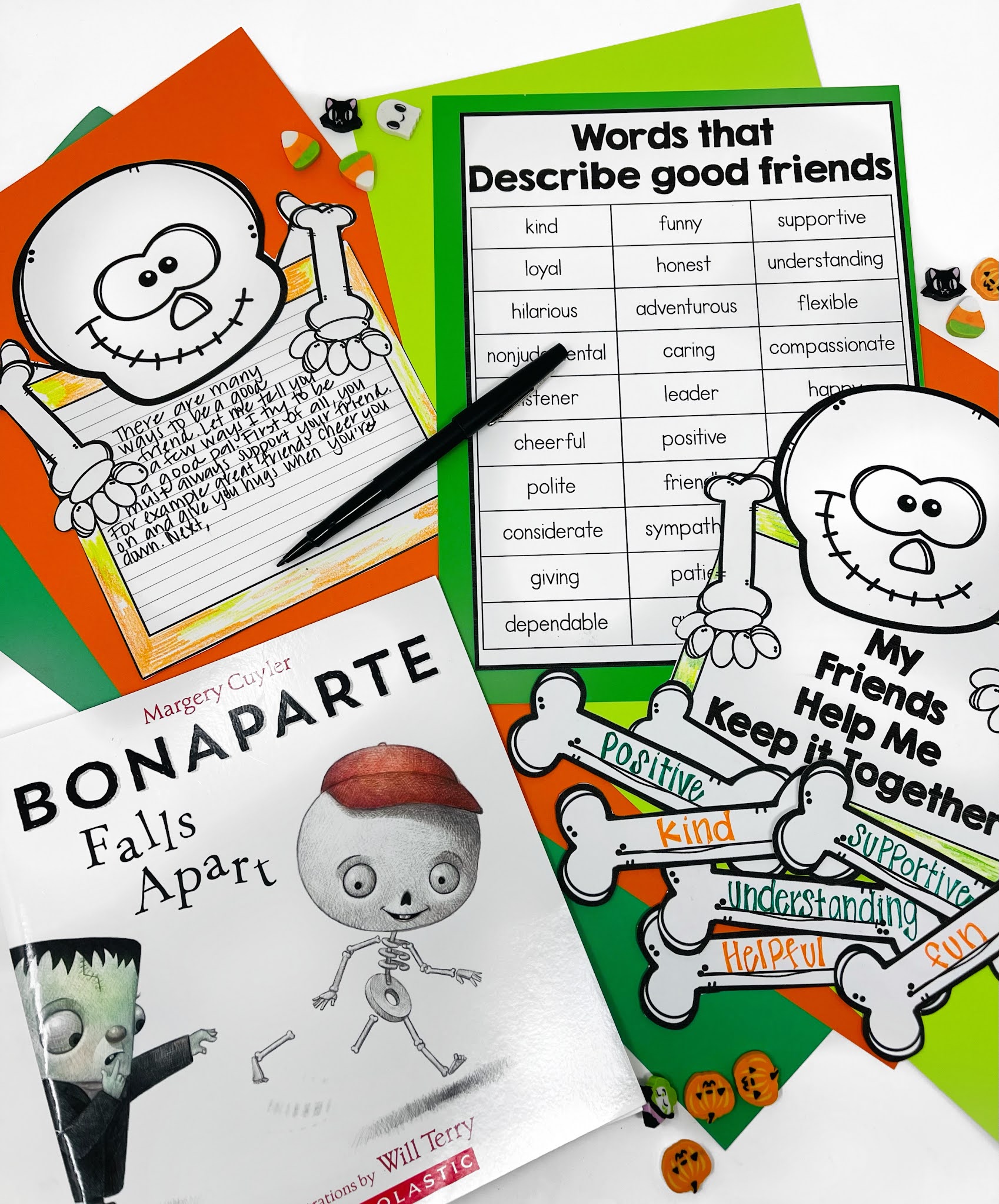 Bonaparte Falls Apart Halloween STEM activities