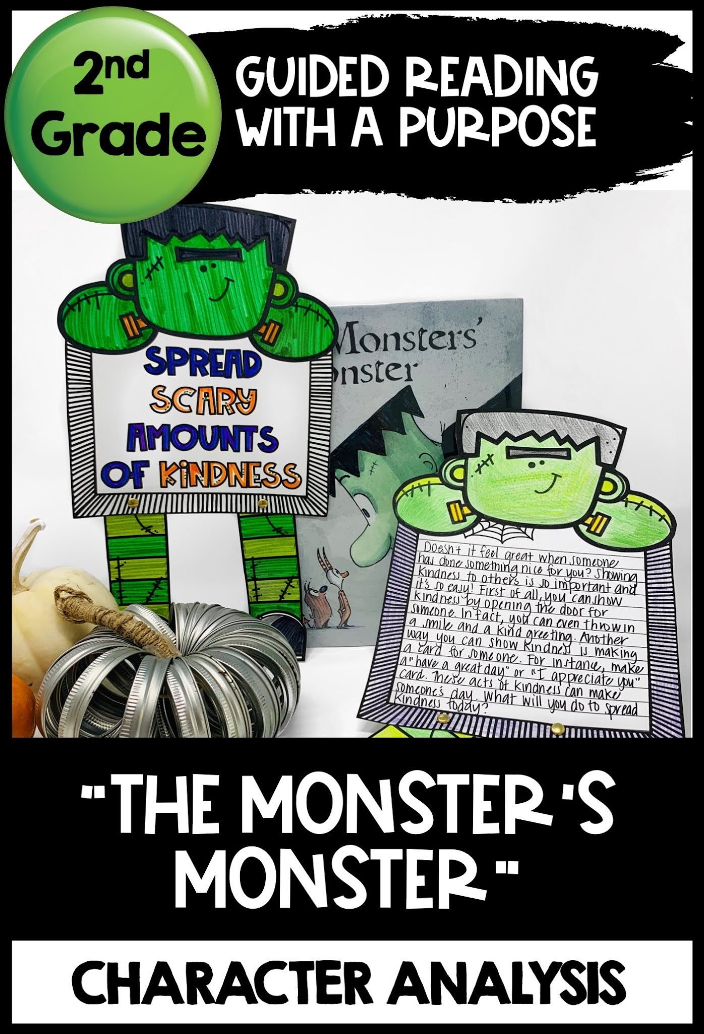 The Monster's Monster Halloween Reading Comprehension activity