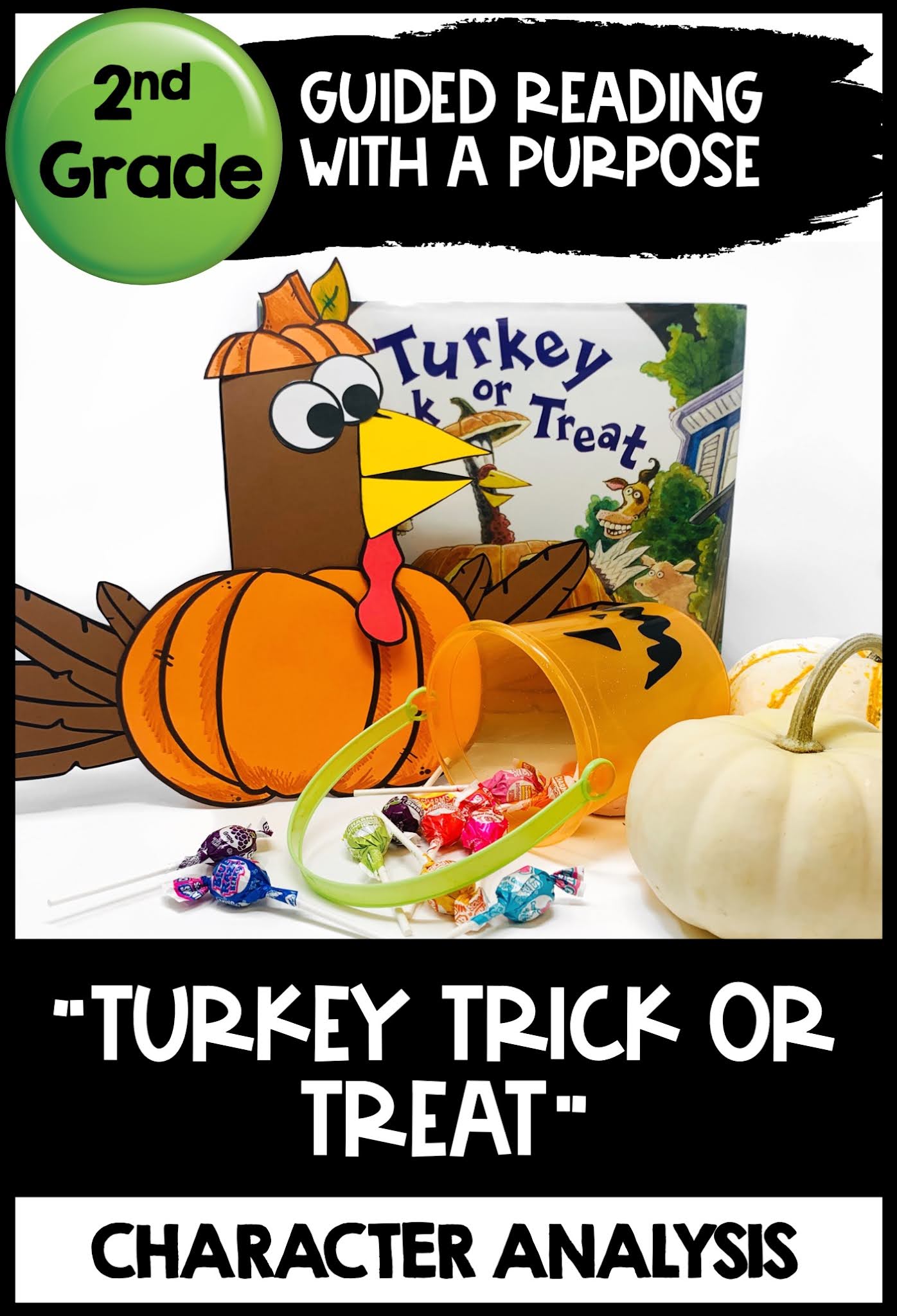 Turkey Trick or Treat Halloween Reading Comprehension activity