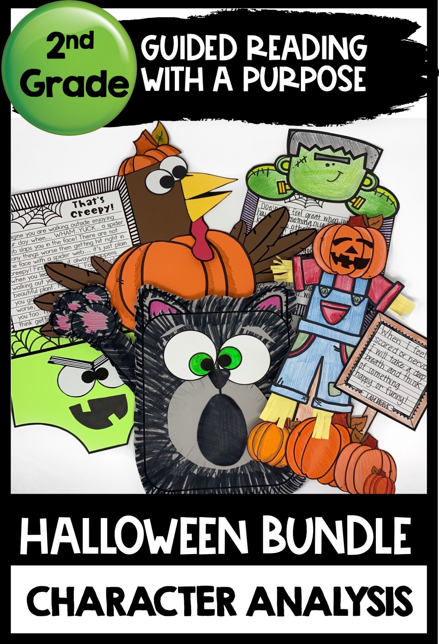 Halloween Reading Comprehension activity bundle