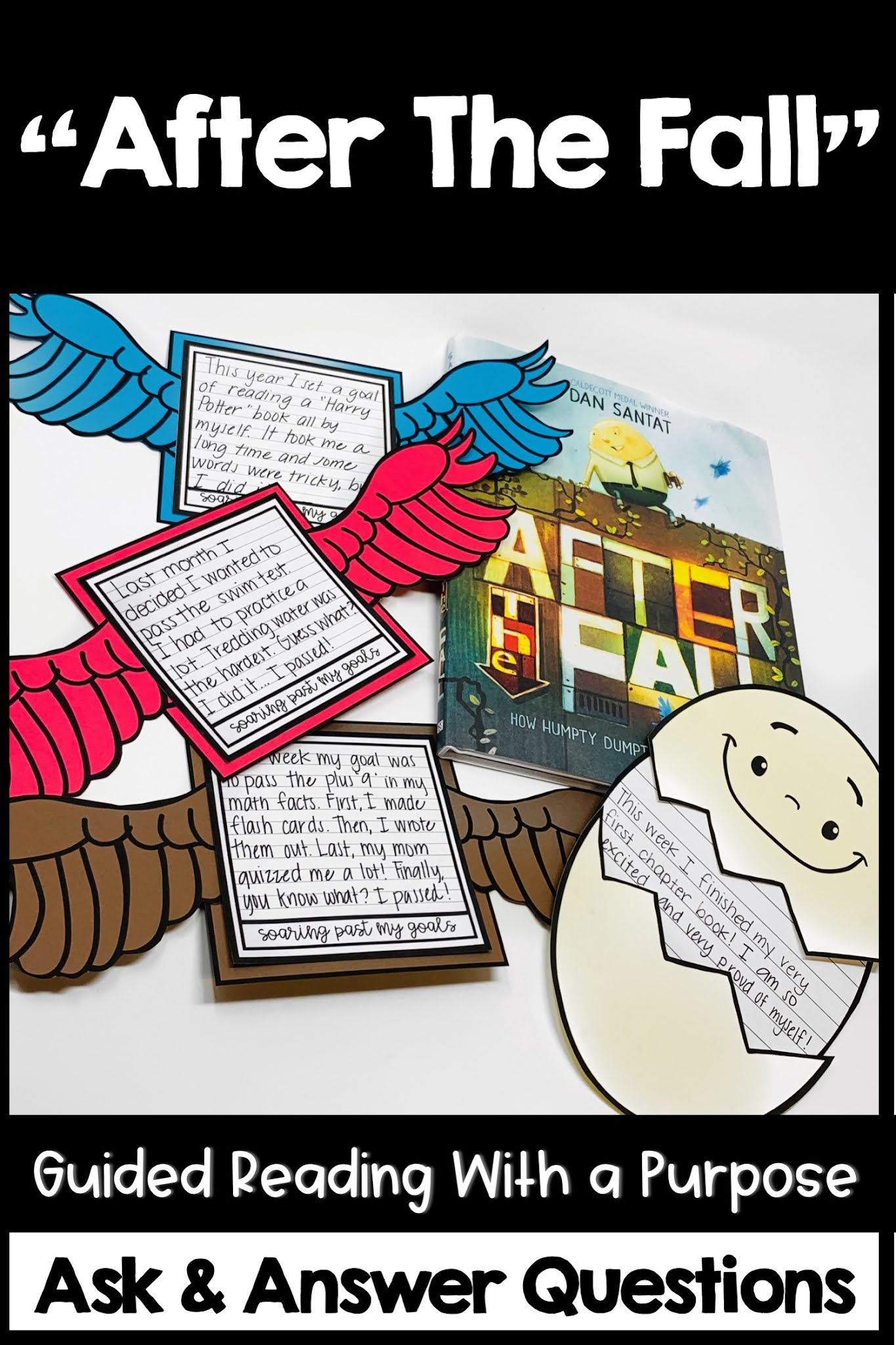 After the Fall Guided Reading growth mindset for kids