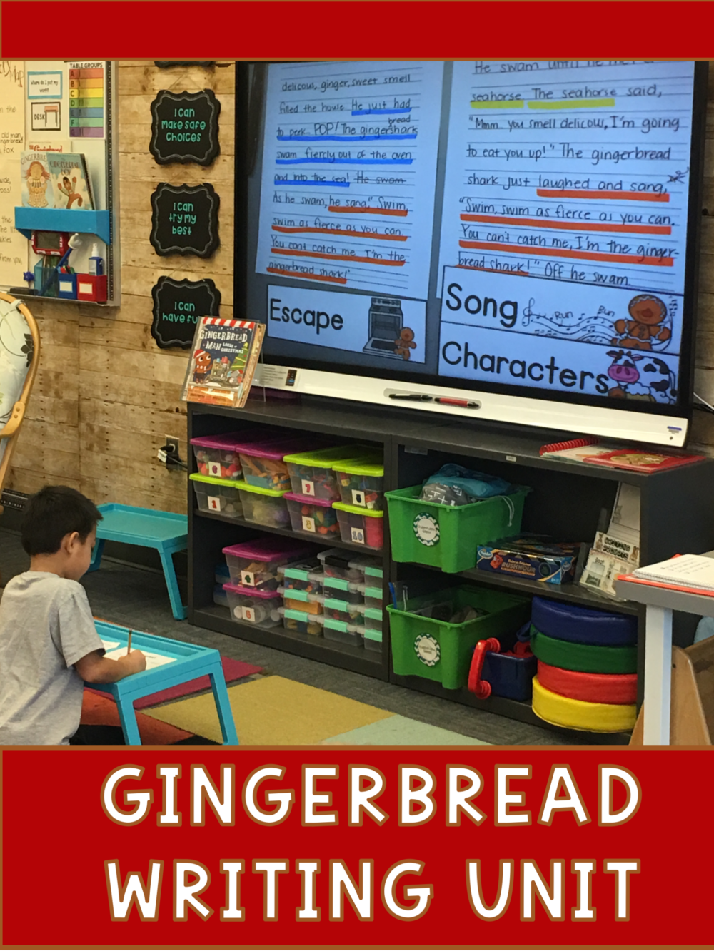 Gingerbread writing