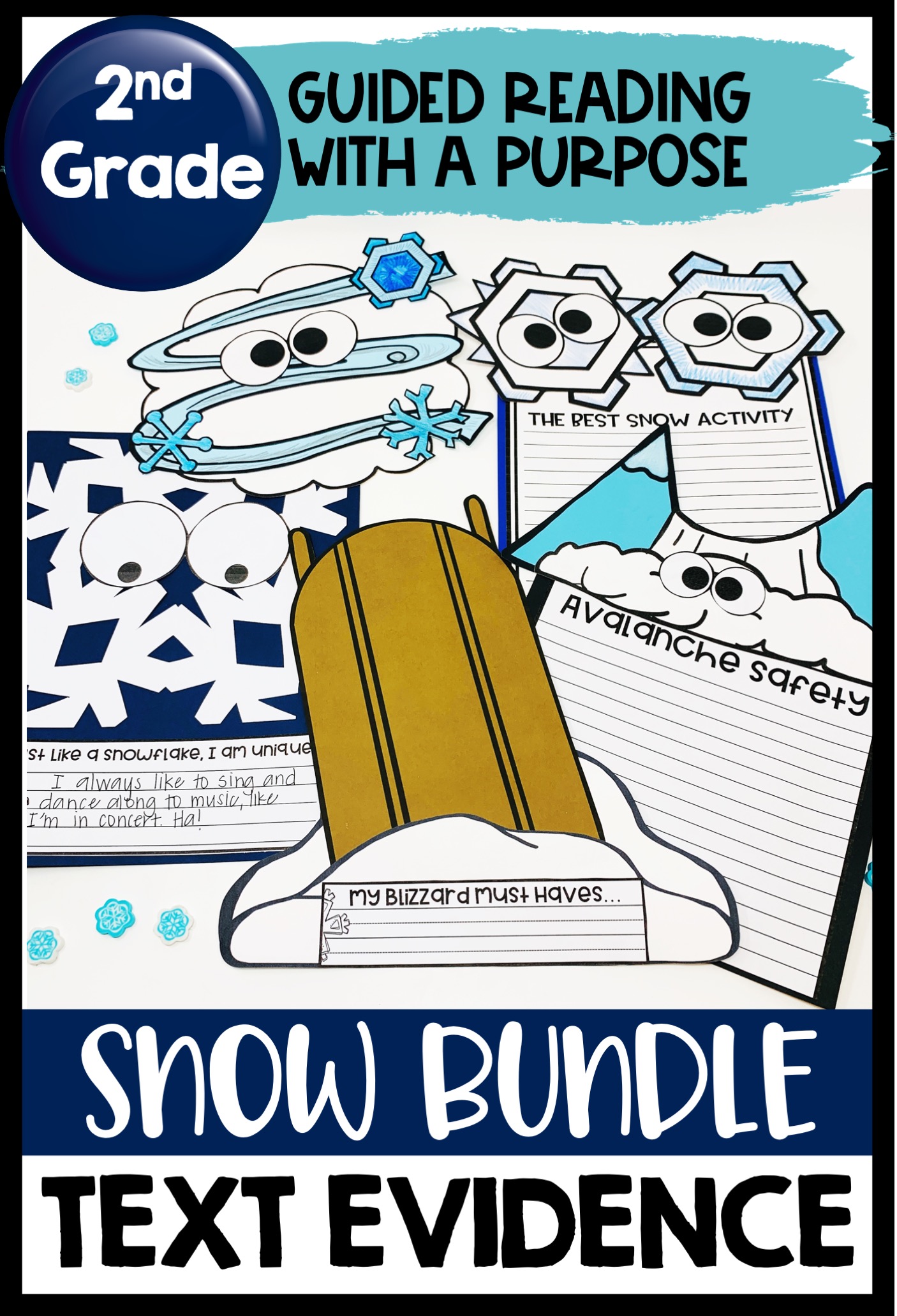 snow-themed winter reading activities