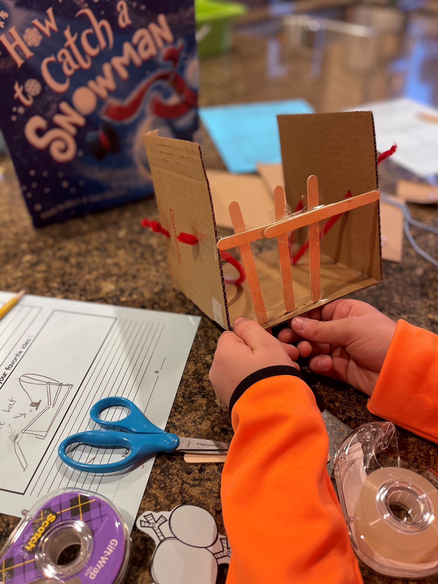 Snowman STEM activity