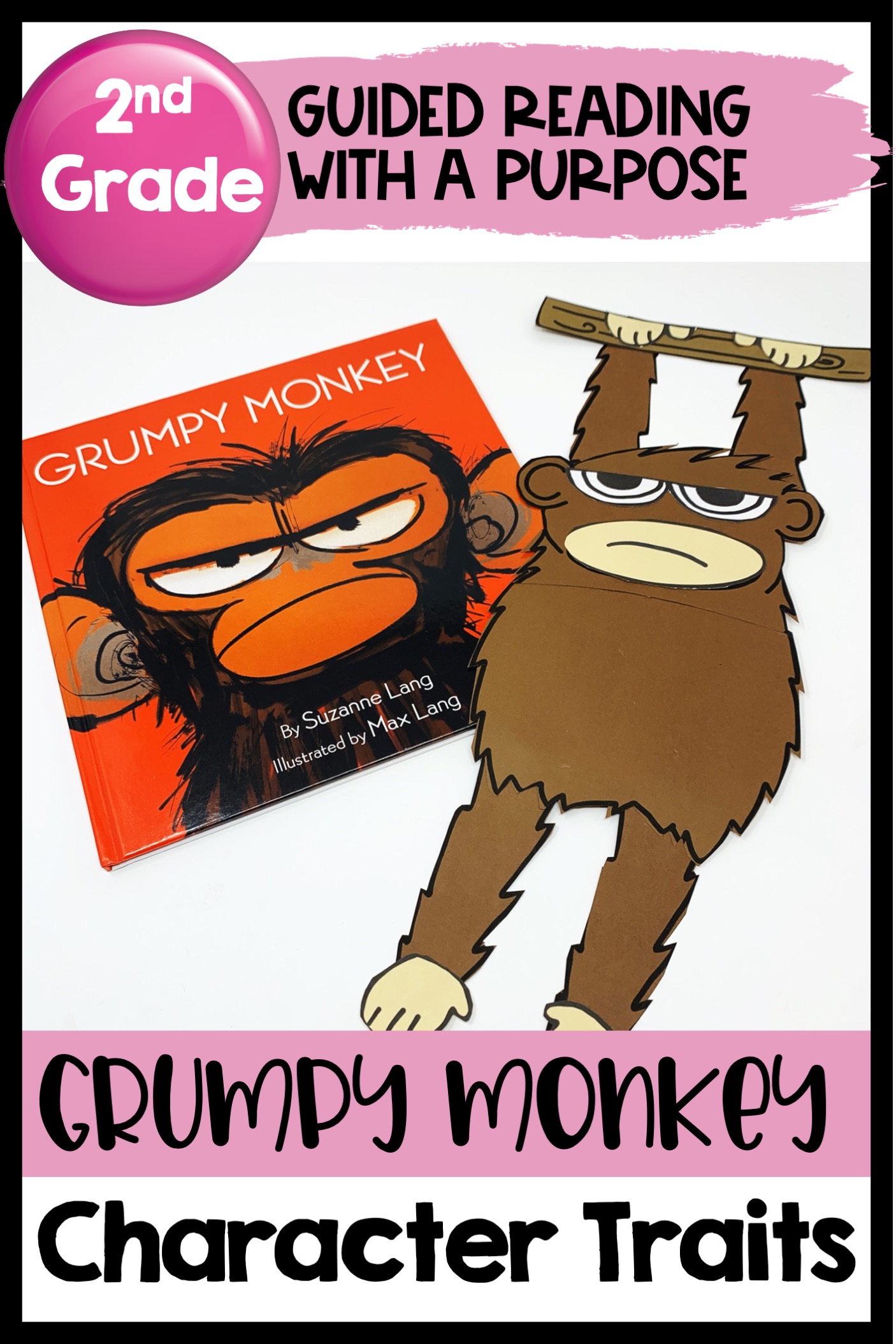 Grumpy Monkey resource for teaching character traits