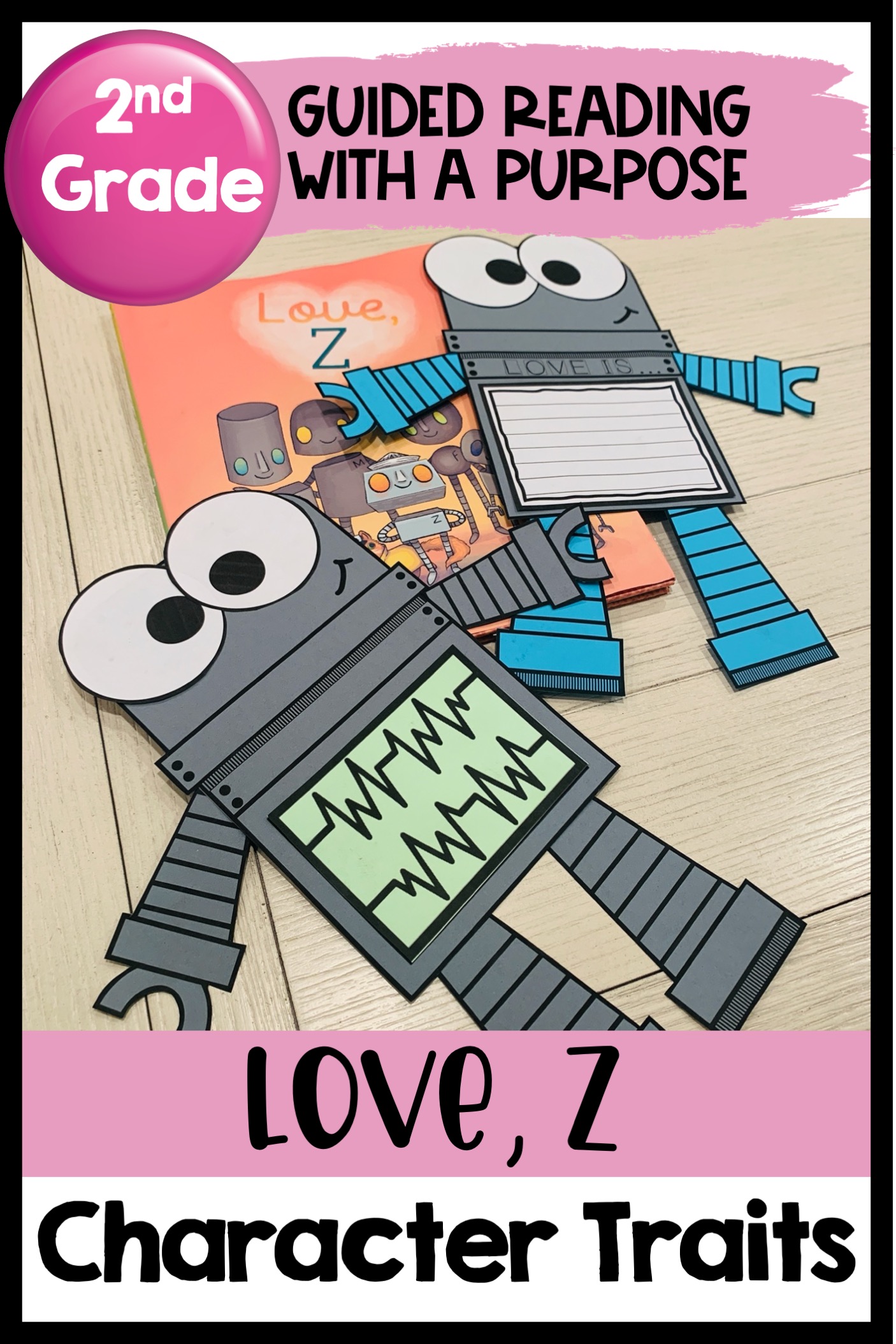 "Love, Z" resource for teaching character traits