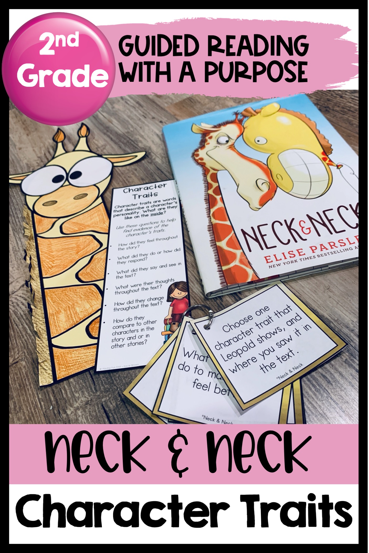 Neck & Neck resource for teaching character traits