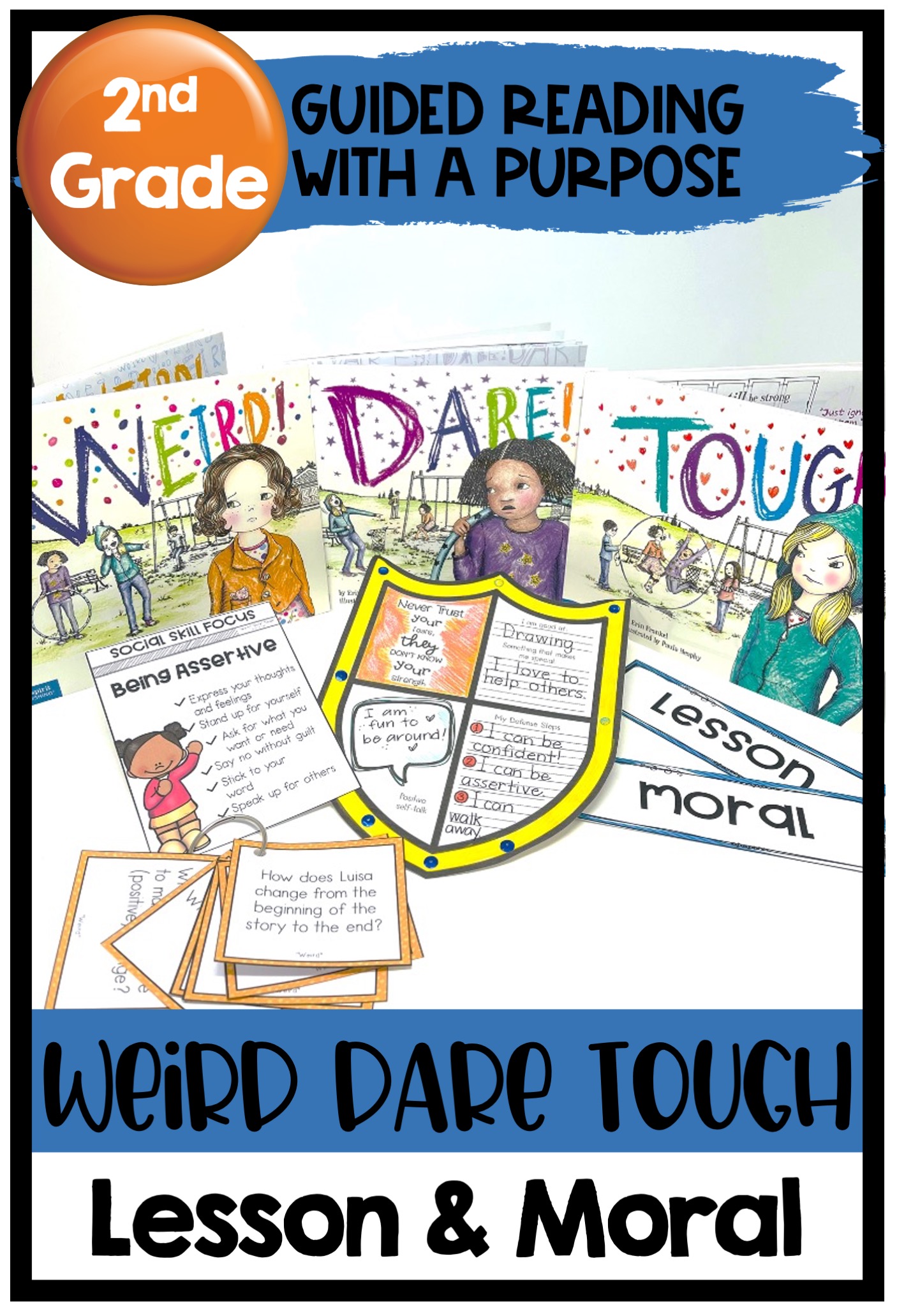 Weird Dare Tough Trilogy Guided Reading Resources for Anti-Bullying