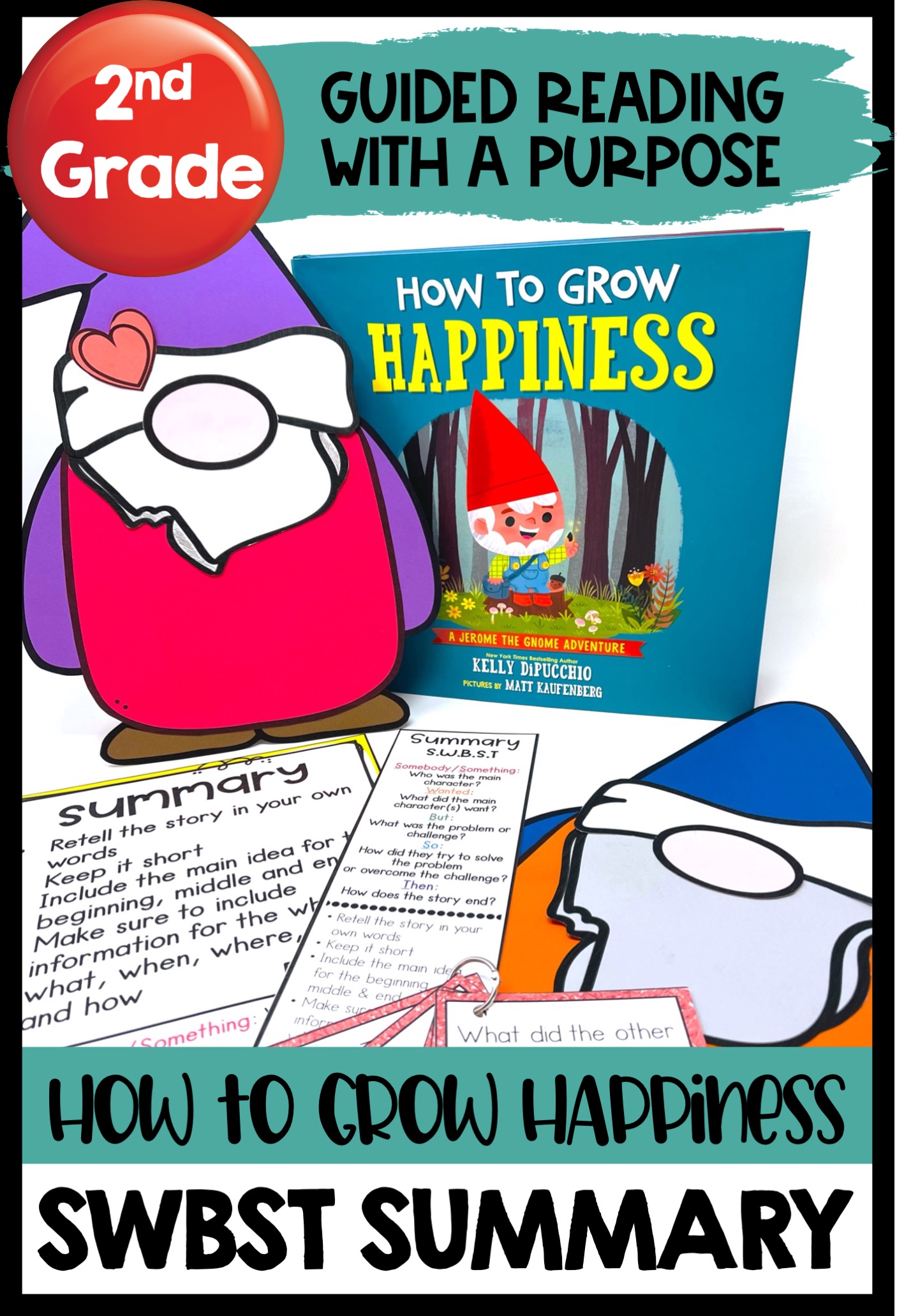 How to Grow Happiness Resource for How to Teach Summarizing