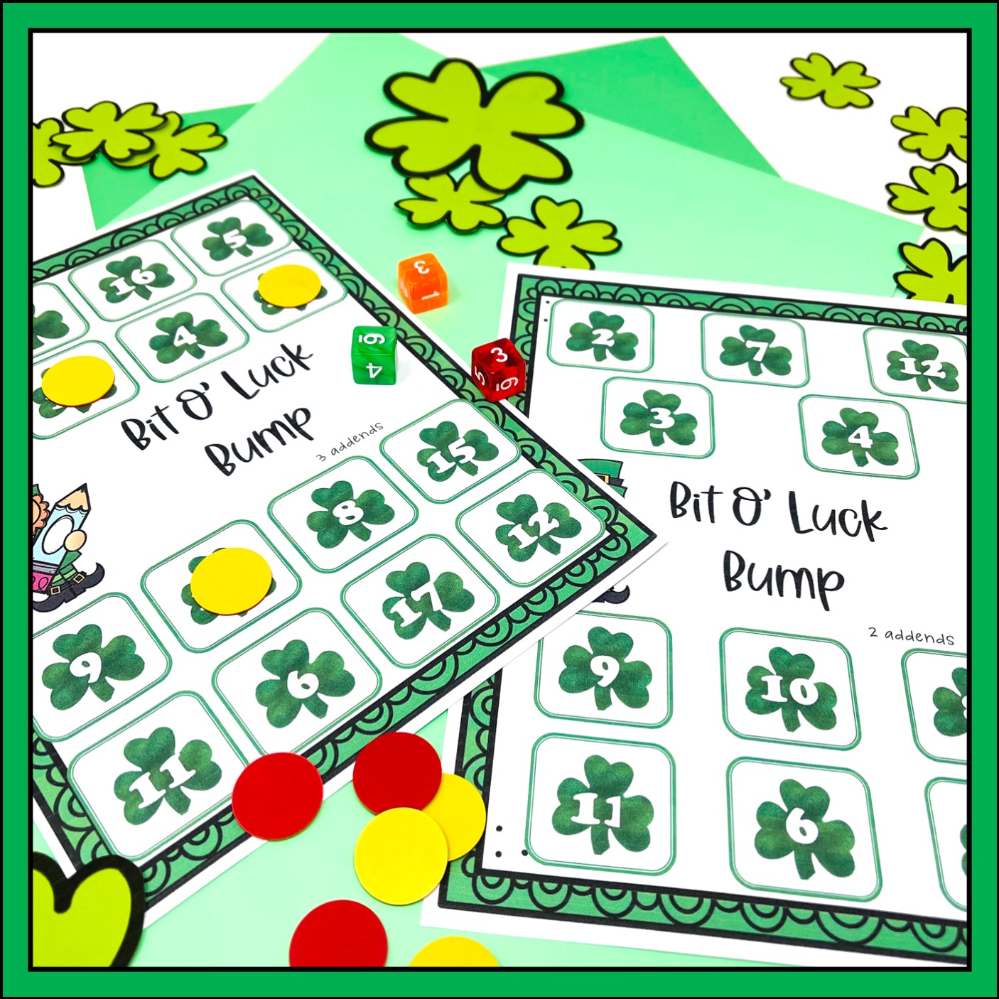 St Patrick's Day Classroom Activities math game