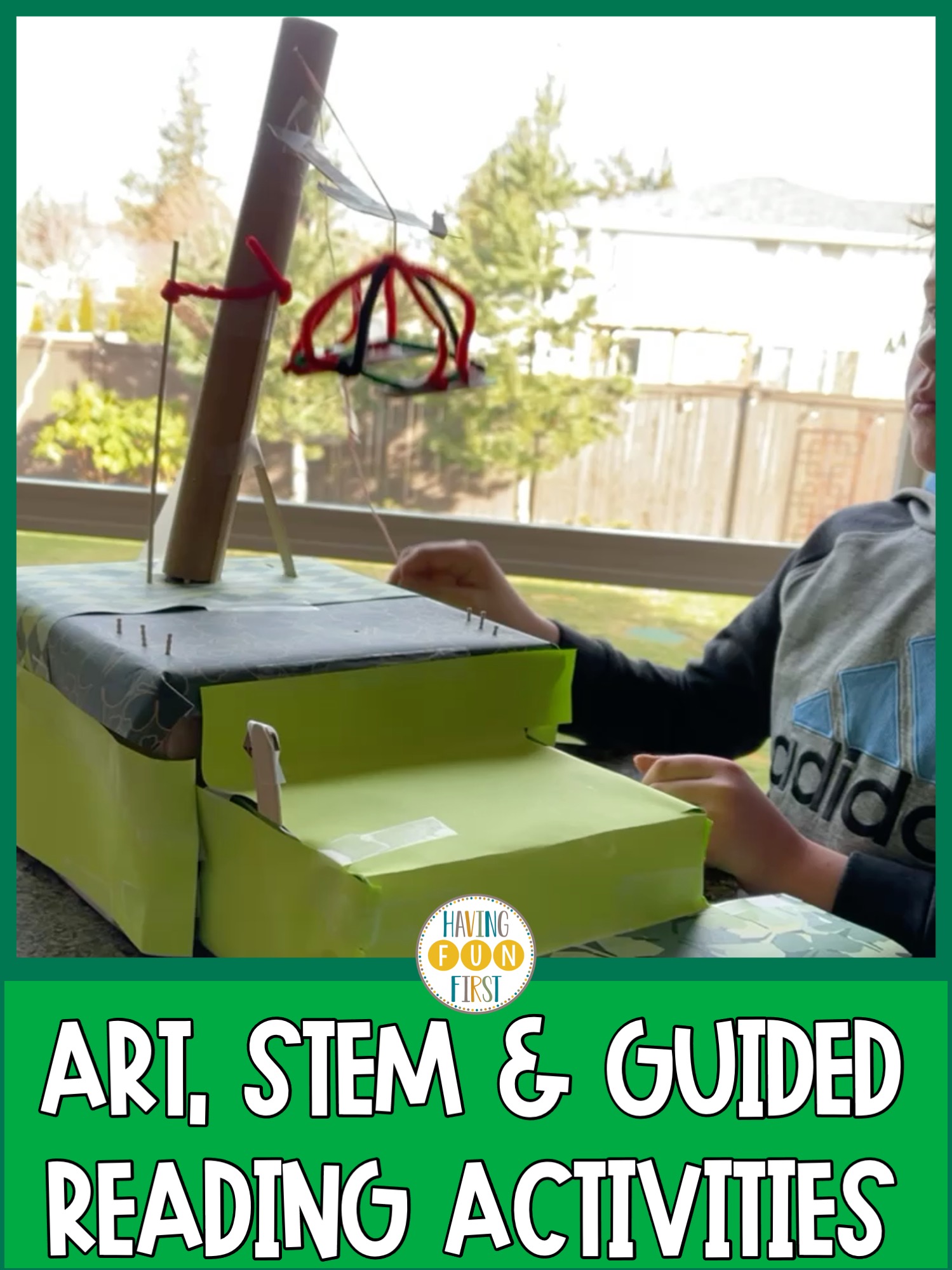 St. Patrick's Day STEM challenge for How to Catch a Leprechaun