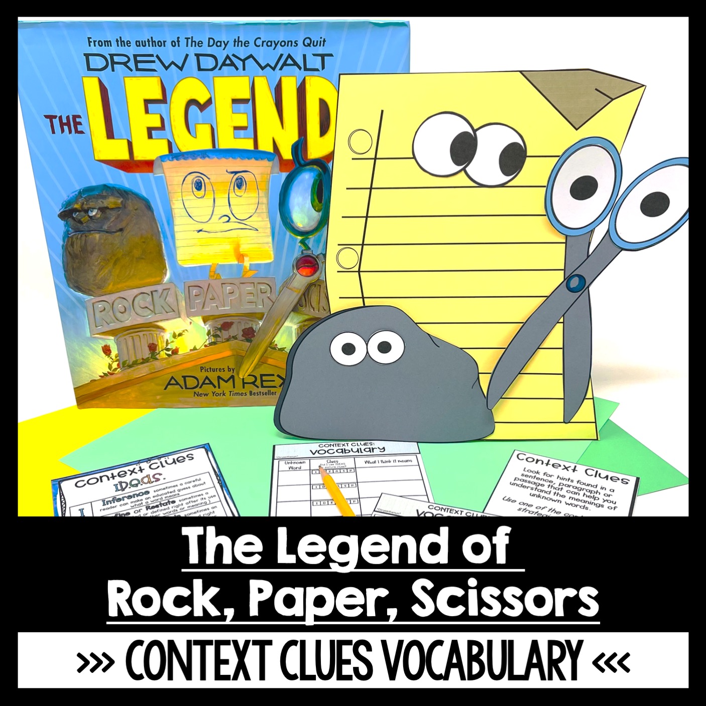 The Legend of Rock Paper Scissors activities for context clues