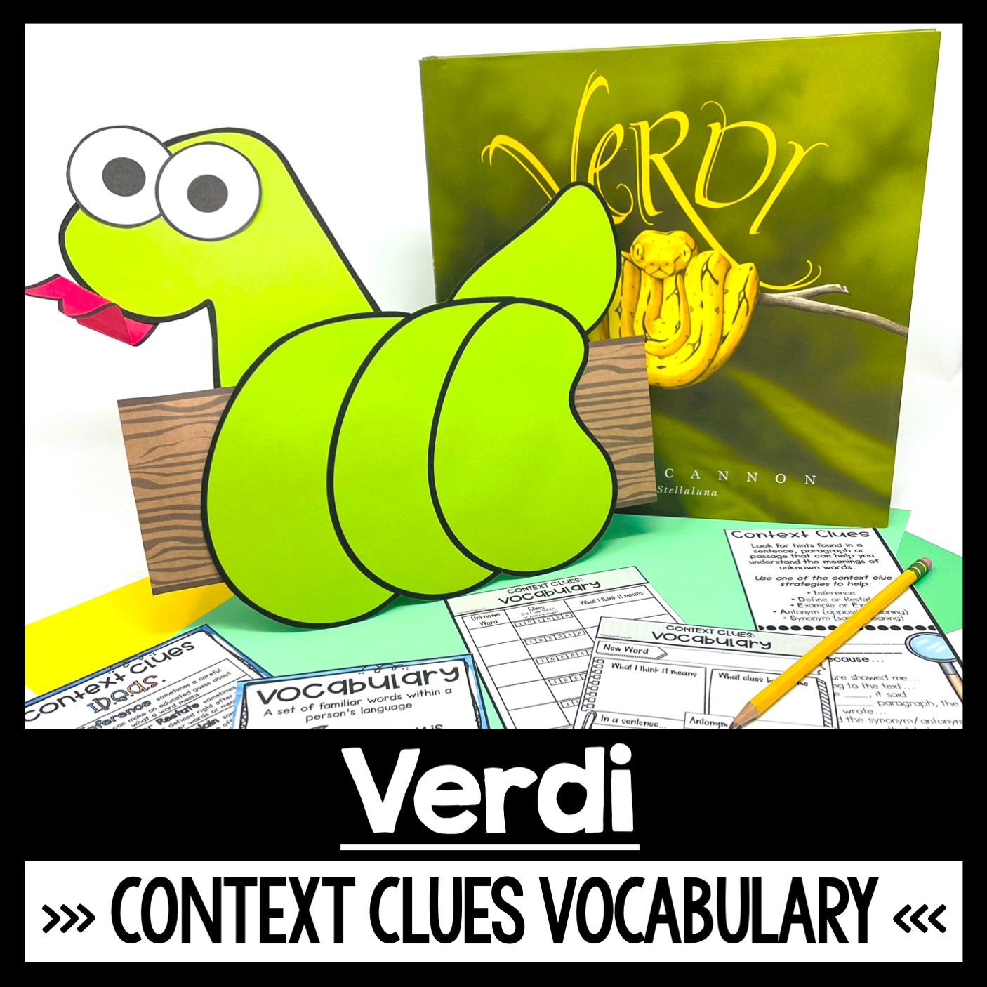 Verdi activities for context clues