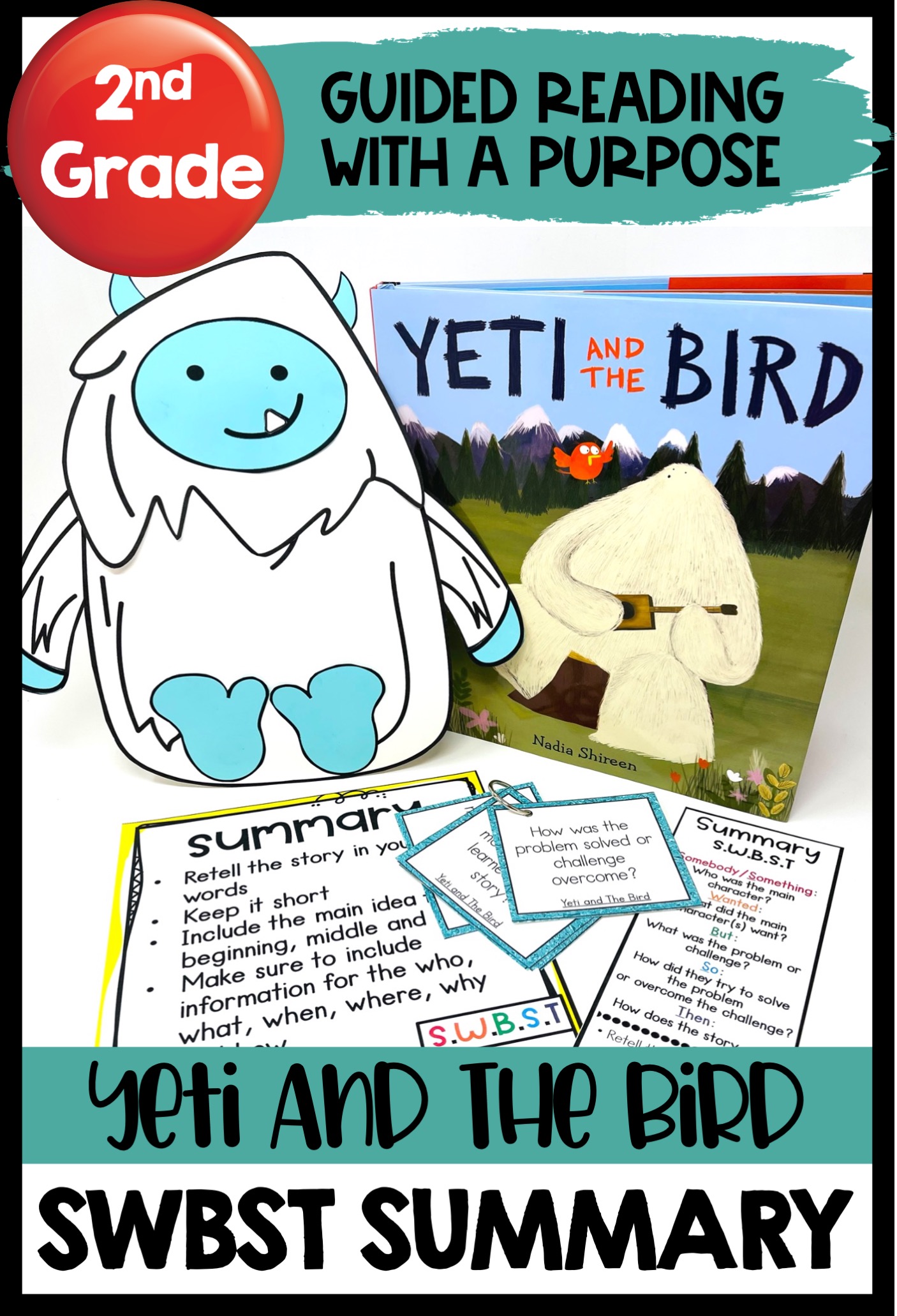 Yeti and the Bird resources for how to teach summarizing