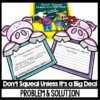 don't squeal unless it's a big deal activities