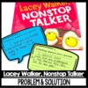 Lacey Walker Nonstop Talker activities