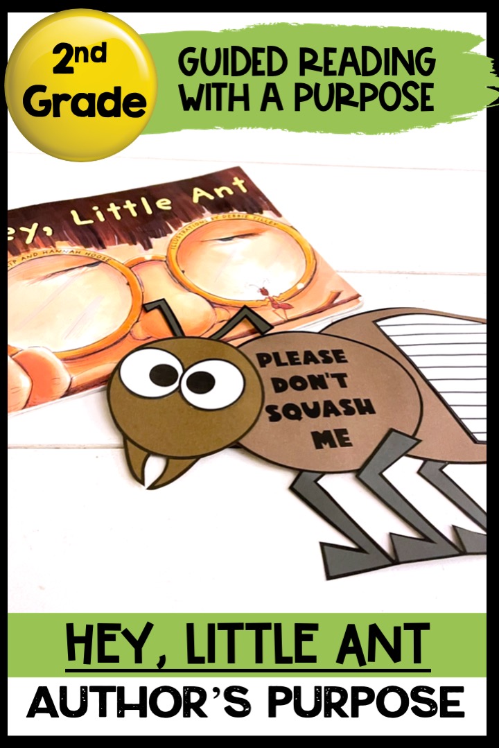 Hey, Little Ant insects reading comprehension activity