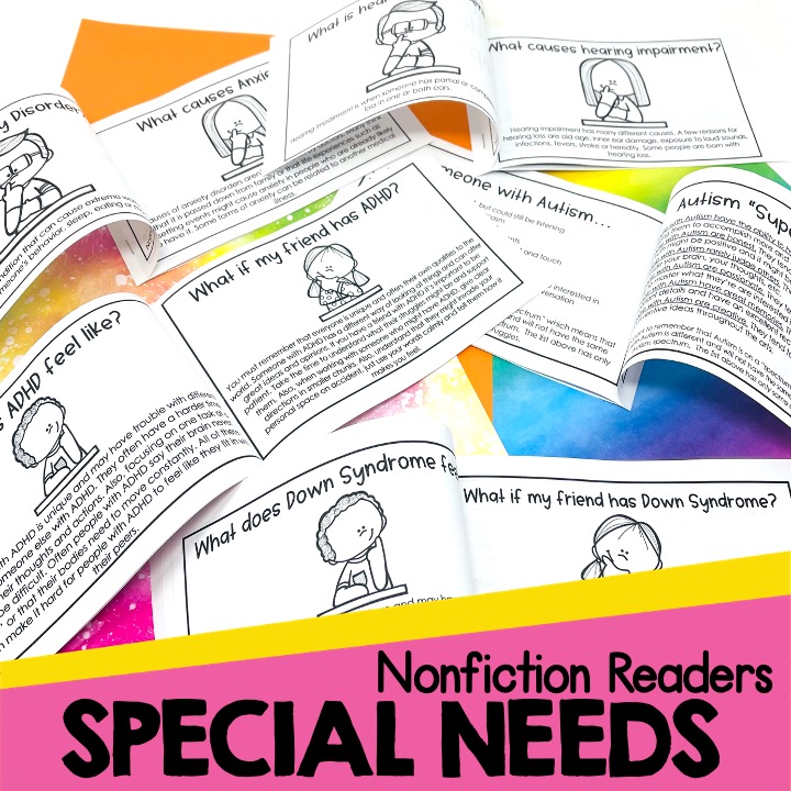 nonfiction readers about special needs