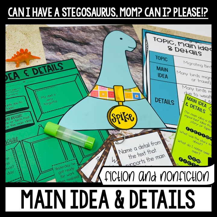 Can I Have a Stegosaurus, Mom?  reading activities