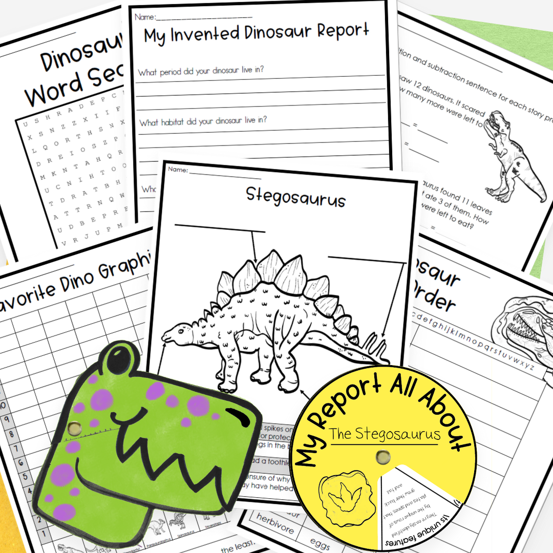 dinosaur reading comprehension extension activities