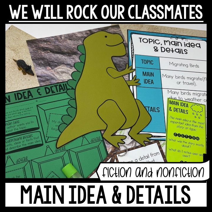 We Will Rock Our Classmates reading activities