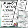 author's purpose posters
