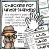 checking for understanding posters