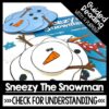 Sneezy the Snowman activities