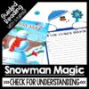 Snowman Magic Activities for Reading Comprehension