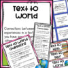 Text to World Connections posters