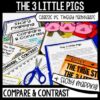 The True Story of the Three Little Pigs activities unit