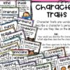 character traits posters