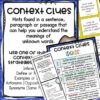 context clues posters