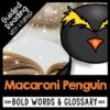 macaroni penguin reading comprehension unit