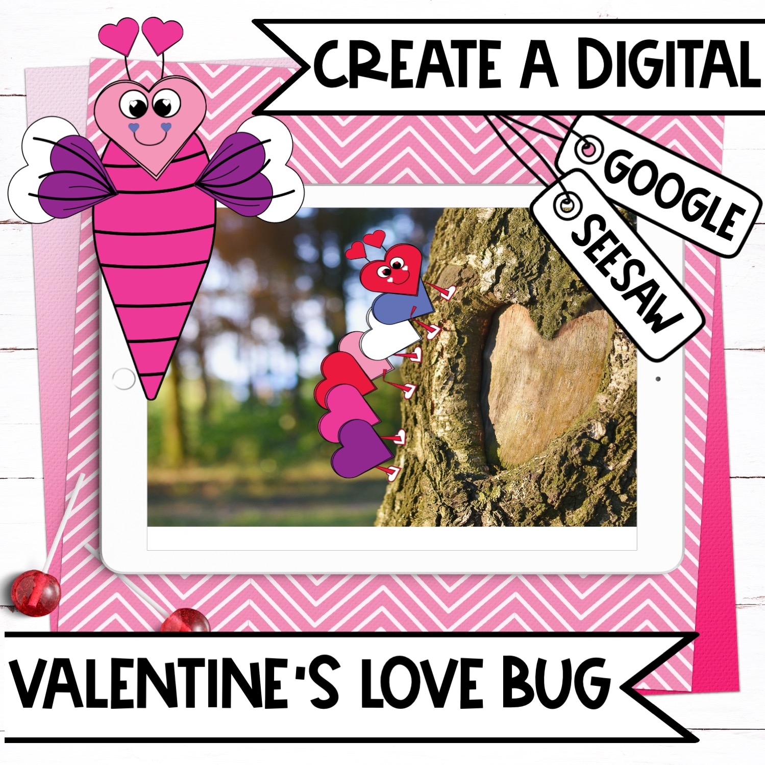 digital valentine's day activity