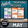 May Morning Meeting Slides 2nd 3rd Grade