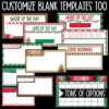 editable daily slides for December