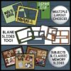 Student Memory Book Slideshow Templates - Earth Tones - Image 3