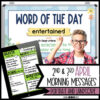 April Morning Meeting Slides for 2nd 3rd Grade