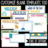 editable April morning meeting slides