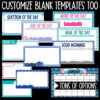 editable daily morning meeting slides