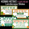 March Morning Message Slides 4th 5th grade