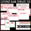 editable classroom slides