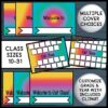 editable back to school slideshow templates bright rainbow colors