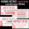Daily Morning Classroom Slides
