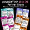 Morning Meeting Slides