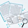 Arctic and Antarctic animals reading passages
